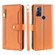Moto G Play 2023 Sheep Texture Cross-body Zipper Wallet Leather Phone Case - Orange