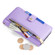 Moto G Play 2023 Sheep Texture Cross-body Zipper Wallet Leather Phone Case - Purple