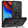 Moto G Play 2023 Shockproof TPU + PC Phone Case with Holder - Black