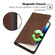 Moto G Play 2023 Skin Feel Magnetic Horizontal Flip Leather Phone Case - Dark Brown