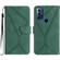 Moto G Play 2023 Stitching Embossed Leather Phone Case - Green