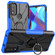 Moto G Play 2023/G Pure/G Power 2022 Armor Bear Shockproof PC + TPU Phone Case with Ring - Blue