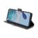 Moto G Power 2023 Contrast Color Side Buckle Leather Phone Case - Black + Grey