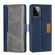 Moto G Power 2023 Contrast Color Side Buckle Leather Phone Case - Blue + Grey