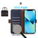 Moto G Power 2023 Crazy Horse Top Layer Cowhide Leather Phone Case - Blue