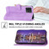 Moto G Power 2023 Dierfeng Dream Line TPU + PU Leather Phone Case - Purple