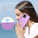 Moto G Power 2023 Dierfeng Dream Line TPU + PU Leather Phone Case - Purple
