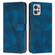 Moto G Power 2023 Dream Triangle Leather Phone Case with Lanyard - Blue