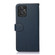 Moto G Power 2023 KHAZNEH Litchi Texture Leather RFID Phone Case - Blue