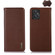 Moto G Power 2023 KHAZNEH Nappa Top Layer Cowhide Leather Phone Case - Brown