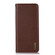 Moto G Power 2023 KHAZNEH Nappa Top Layer Cowhide Leather Phone Case - Brown