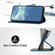 Moto G Power 2023 Line Pattern Skin Feel Leather Phone Case - Royal Blue