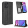 Moto G Power 2023 Magnetic Buckle Retro Texture Leather Phone Case - Black