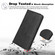 Moto G Power 2023 Magnetic Buckle Retro Texture Leather Phone Case - Black