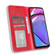 Moto G Power 2023 Magnetic Buckle Retro Texture Leather Phone Case - Red