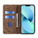 Moto G Power 2023 RFID Anti-theft Brush Magnetic Leather Phone Case - Brown