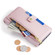 Moto G Power 2023 Sheep Texture Cross-body Zipper Wallet Leather Phone Case - Pink