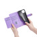 Moto G Power 2023 Sheep Texture Cross-body Zipper Wallet Leather Phone Case - Purple
