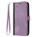 Moto G Power 2023 Side Buckle Double Fold Hand Strap Leather Phone Case - Purple