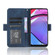 Moto G Power 2023 Skin Feel Calf Texture Card Slots Leather Phone Case - Blue