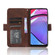 Moto G Power 2023 Skin Feel Calf Texture Card Slots Leather Phone Case - Brown