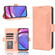 Moto G Power 2023 Skin Feel Calf Texture Card Slots Leather Phone Case - Pink