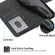 Moto G Power 2023 Skin-feel Flowers Embossed Wallet Leather Phone Case - Black