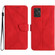 Moto G Power 2023 Stitching Embossed Leather Phone Case - Red