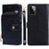 Moto G Power 2023 Zipper Bag Leather Phone Case - Black