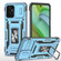 Moto G Power 5G 2023 Armor PC + TPU Camera Shield Phone Case - Light Blue