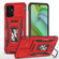 Moto G Power 5G 2023 Armor PC + TPU Camera Shield Phone Case - Red