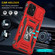 Moto G Power 5G 2023 Armor PC + TPU Camera Shield Phone Case - Red