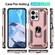 Moto G Power 5G 2023 Shockproof TPU + PC Phone Case with Holder - Rose Gold