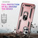 Moto G Power 5G 2023 Shockproof TPU + PC Phone Case with Holder - Rose Gold