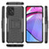 Moto G Power 5G 2023 Tire Texture TPU + PC Phone Case with Holder - Black