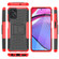 Moto G Power 5G 2023 Tire Texture TPU + PC Phone Case with Holder - Red