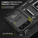 Moto G Stylus 2023 Armor PC + TPU Camera Shield Phone Case - Black