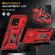 Moto G Stylus 2023 Armor PC + TPU Camera Shield Phone Case - Red