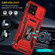 Moto G Stylus 2023 Armor PC + TPU Camera Shield Phone Case - Red