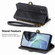 Moto G Stylus 4G 2023 Geometric Zipper Wallet Side Buckle Leather Phone Case - Black