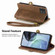 Moto G Stylus 4G 2023 Geometric Zipper Wallet Side Buckle Leather Phone Case - Brown