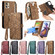 Moto G Stylus 4G 2023 Geometric Zipper Wallet Side Buckle Leather Phone Case - Brown