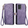 Moto G Stylus 4G 2023 Geometric Zipper Wallet Side Buckle Leather Phone Case - Purple