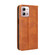 Moto G Stylus 4G 2023 Magnetic Buckle Retro Texture Leather Phone Case - Brown