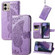 Moto G Stylus 5G 2023 Butterfly Love Flower Embossed Leather Phone Case - Lavender
