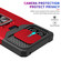 Moto G Stylus 5G 2023 Camera Shield Card Slot Phone Case with Ring Holder - Blue