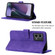 Moto G Stylus 5G 2023 Crossbody 3D Embossed Flip Leather Phone Case - Purple