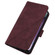 Moto G Stylus 5G 2023 Crossbody 3D Embossed Flip Leather Phone Case - Wine Red