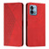 Moto G Stylus 5G 2023 Diamond Pattern Splicing Skin Feel Magnetic Phone Case - Red