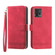 Moto G Stylus 5G 2023 Dierfeng Dream Line TPU + PU Leather Phone Case - Red